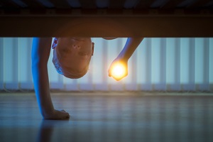 Looking under the bed